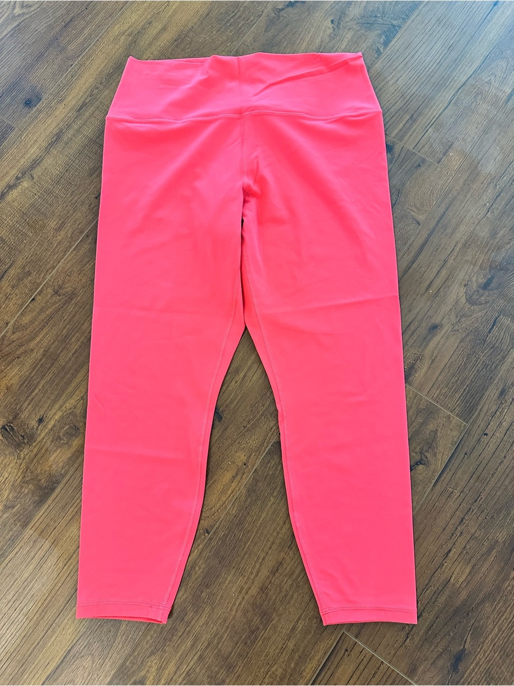 Athleta Bright Coral High-Rise Leggings